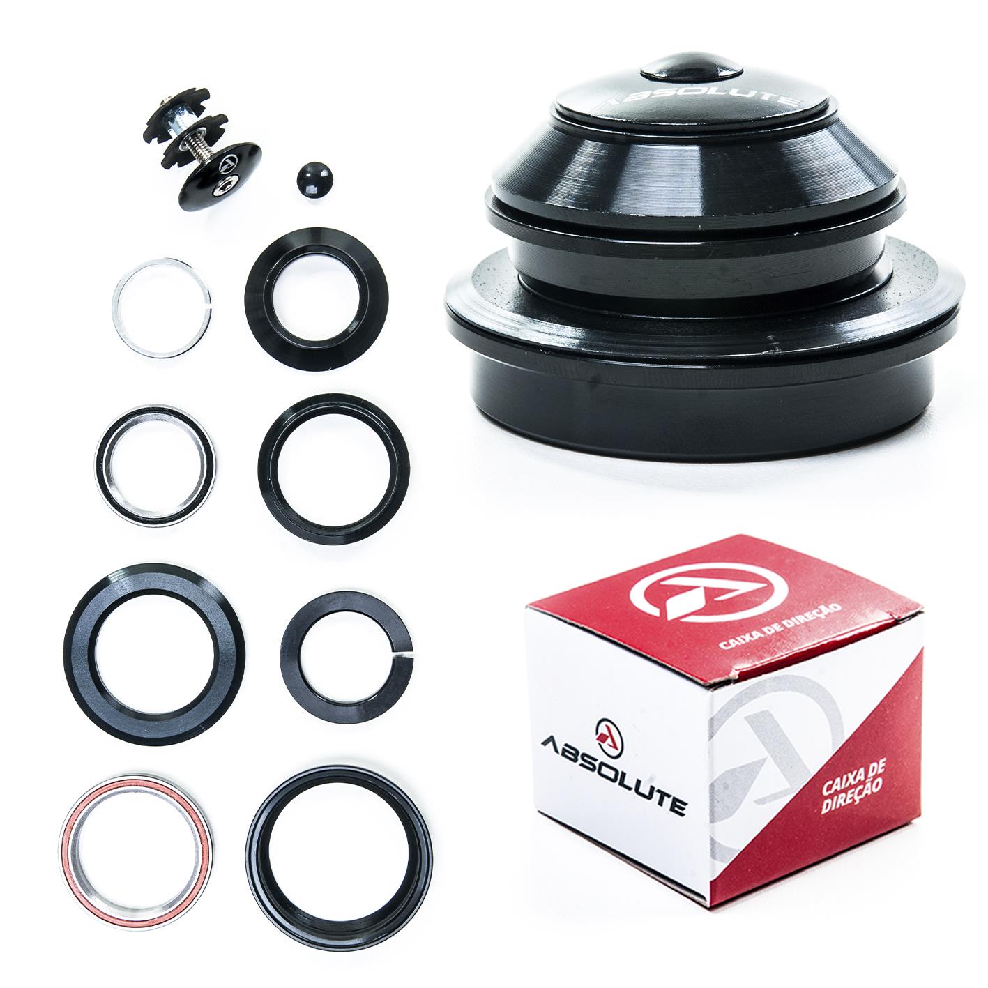 CAIXA DE DIREÇÃO TAPERED ZS 44/55 GARFO TAPERED+REDUT