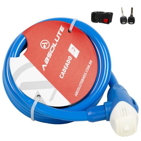 CADEADO ESPIRAL CHAVE 1,85MX12MM