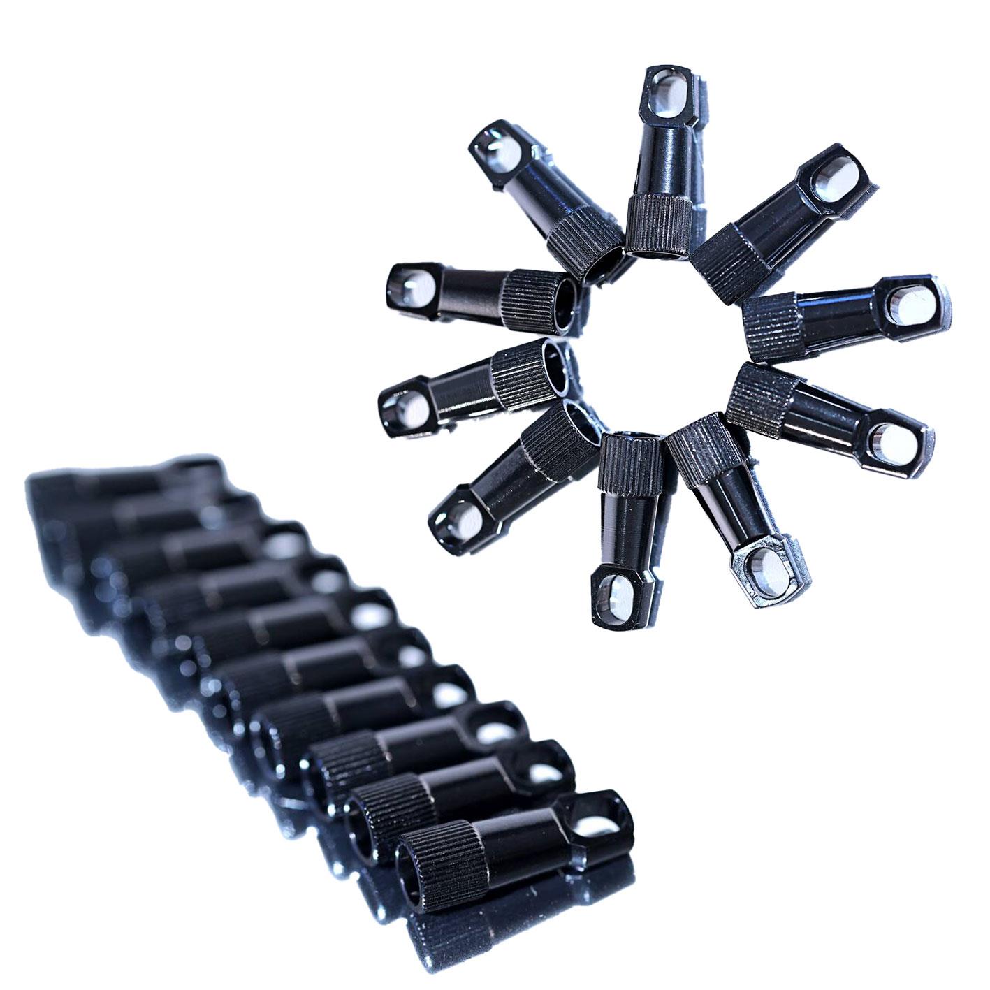 TAMPA DE VÁLVULA ABSOLUTE PRETO ALUMÍNIO