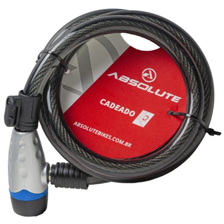 CADEADO CHAVE ESPIRAL 1200X15MM ACO 