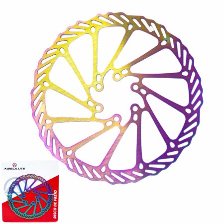 DISCO FREIO 6 FUROS INOX OIL SLICK